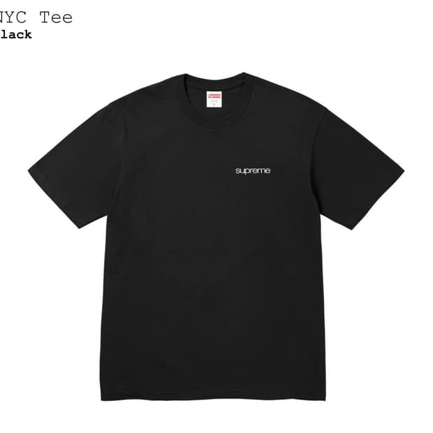 [L] 슈프림 NYC 티셔츠