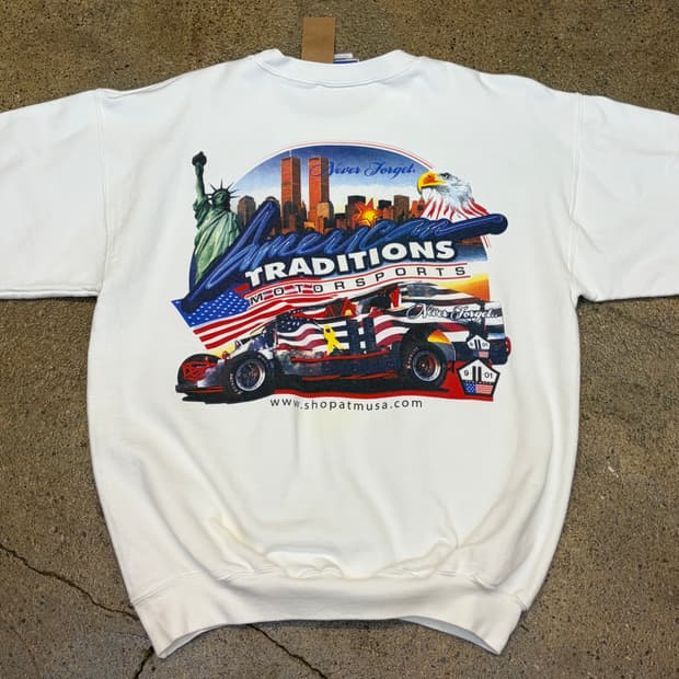 90s USA 모터스포츠 미국 빈티지 헤인즈 맨투맨