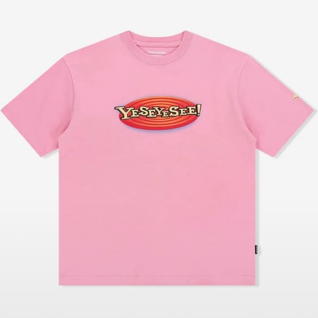 예스아이씨 Y.E.S Wed Logo Kids Tee Pink 사이즈 M