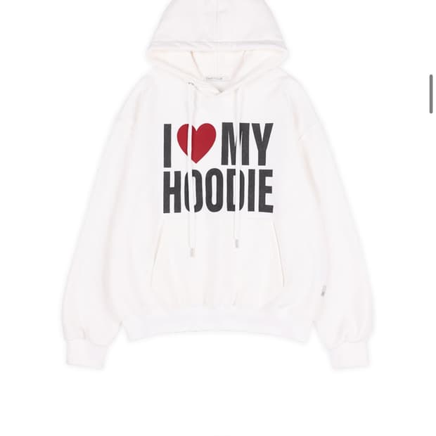 팬시클럽 아이 러브 마이 후드 (WHITE)