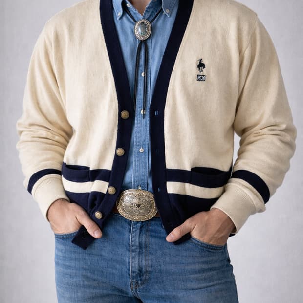 90s 빈티지 lee 울 가디건