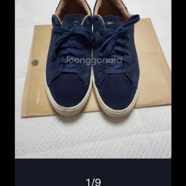 탐스 스웨이드 스니커즈 네이비 265