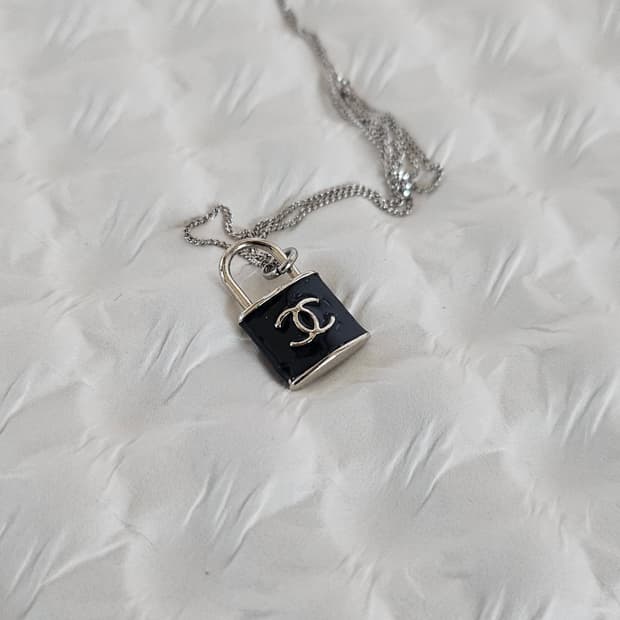 925실버 샤넬 정품 빈티지 업사이클링 목걸이