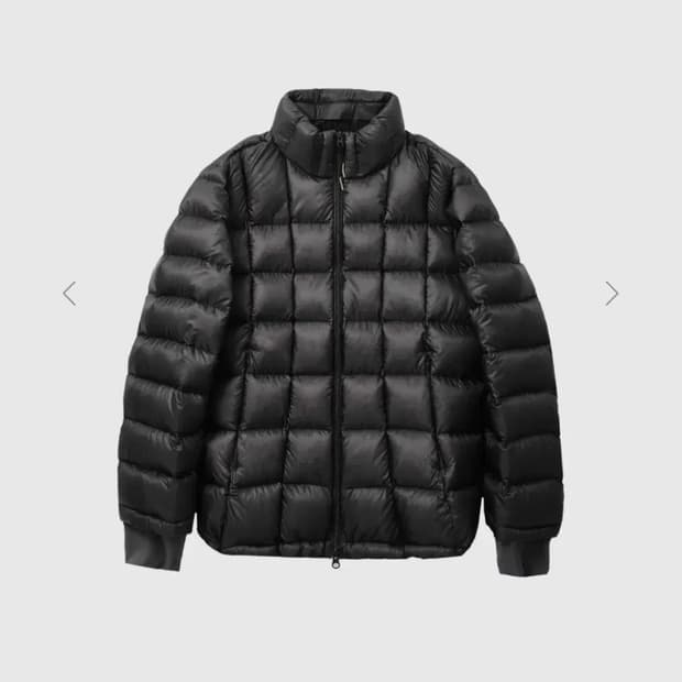 999휴머니티 모듈러 라이트 구스 푸퍼 패딩 블랙 1사이즈