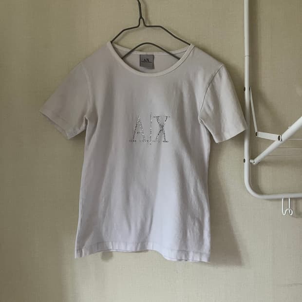 아르마니 익스체인지 logo T-shirt