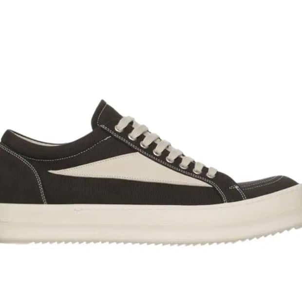 [44] 릭 오웬스 다크쉐도우 스웨이드 빈티지 스니커즈 릭반스