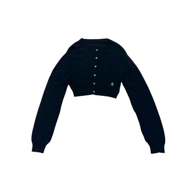 Rokh 캐시미어 크롭 가디건