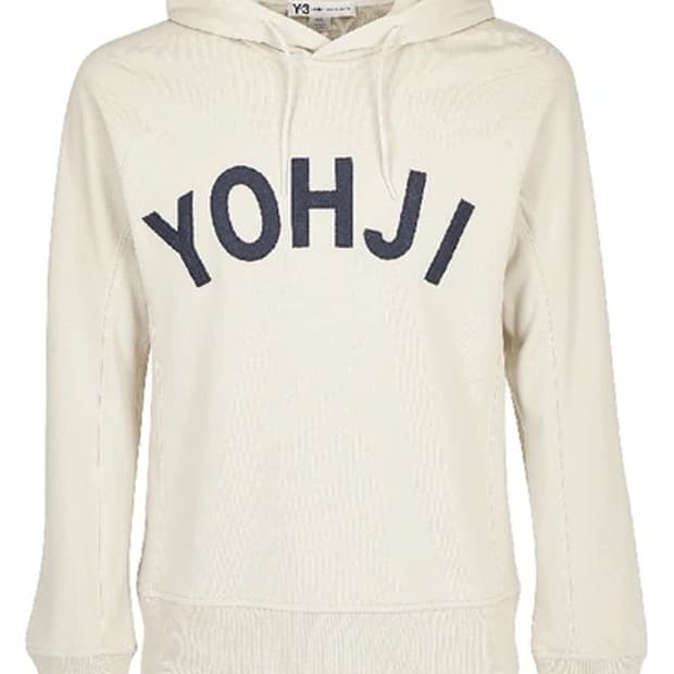 Yohji Yamamoto 요지 야마모토 아디다스 크롭후드티 아이보리