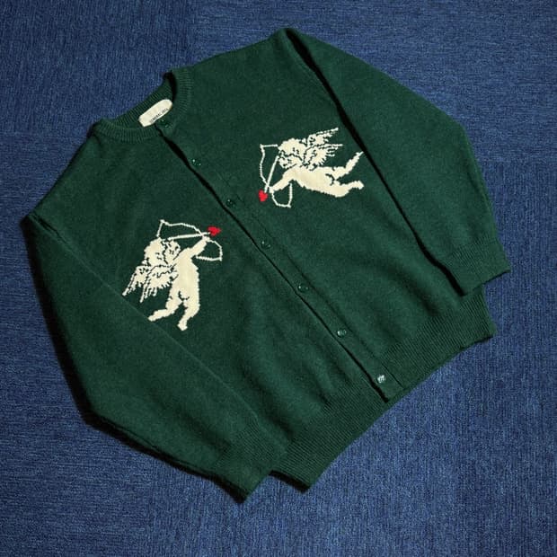 GENERAL IDEA 큐피드 자수 가디건