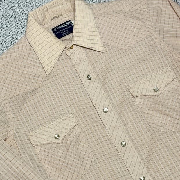 80s Wrangler 랭글러 빈티지 웨스턴 셔츠