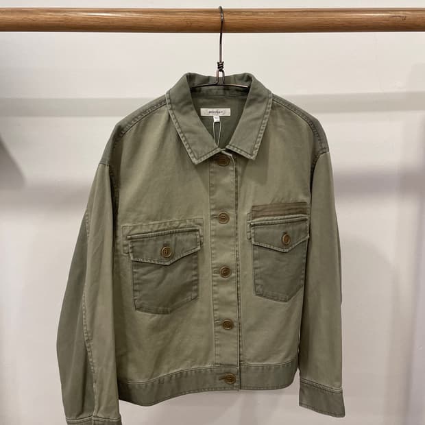 moussy olive shirt jacket
