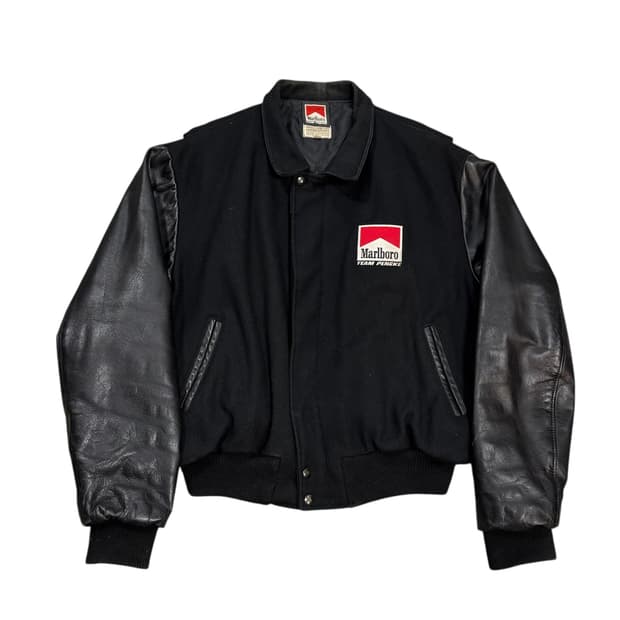 빈티지 90s Marlboro Team Penske 말보로 레더 자켓