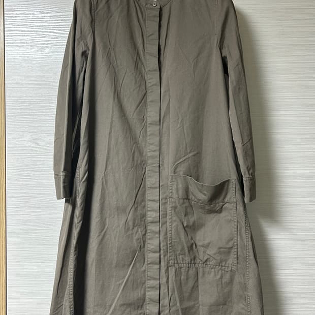 COS 차이나 카라 라운드 빅포켓 원피스