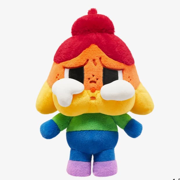 팝마트 크라이베이비 cheer up plush인형 + 13주년 피규어