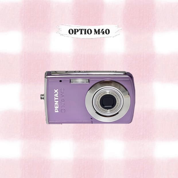 펜탁스 옵티오 M40 바이올렛 빈티지디카