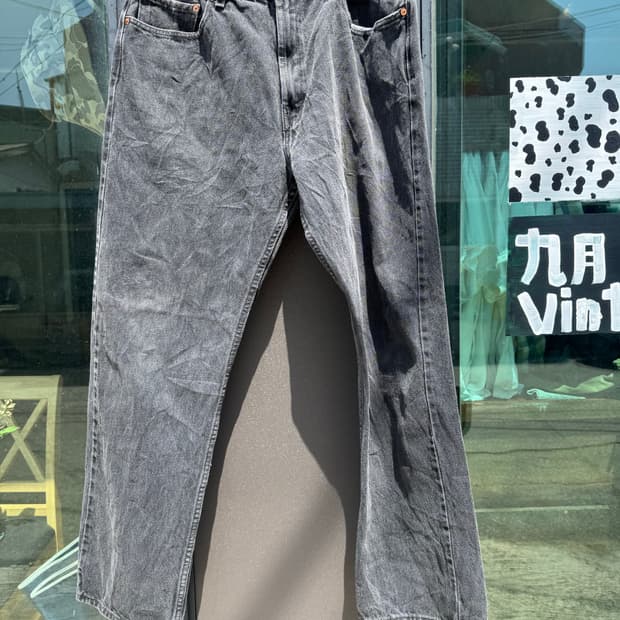 levi.s 02s USA 505 블랙 38x34