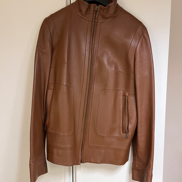 빈티지 브라운 가죽자켓
