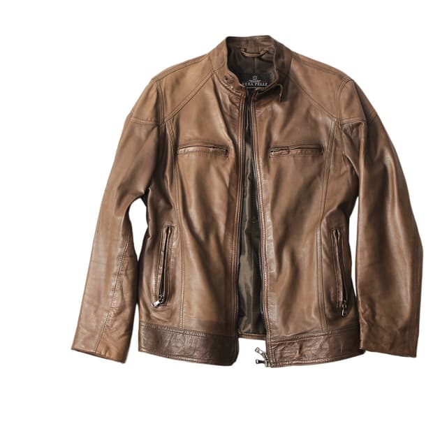 Vera Pelle Italy 베라펠레 램 스킨 싱글 레더 자켓
