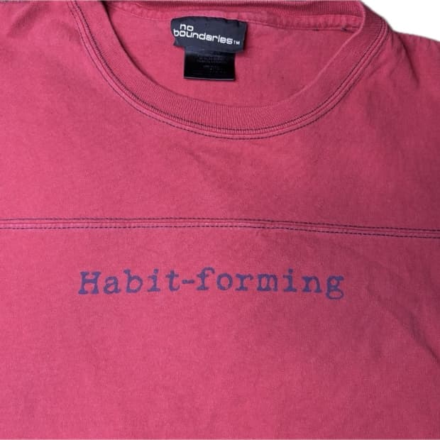 90s No Boundaries habit-forming 티셔츠