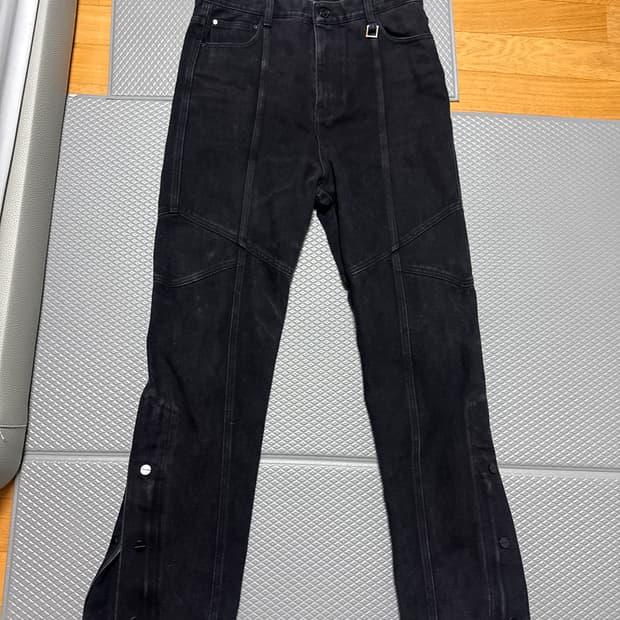 46size 우영미 블랙 바이커진