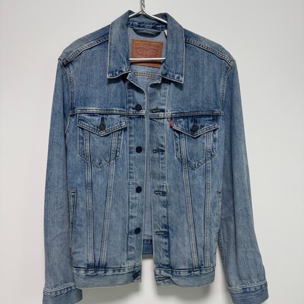 리바이스 데님 트러커 자켓 중청 M