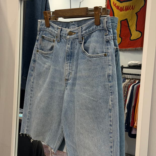 Carhartt 칼하트 컷오프 데님 쇼츠 (31inch)