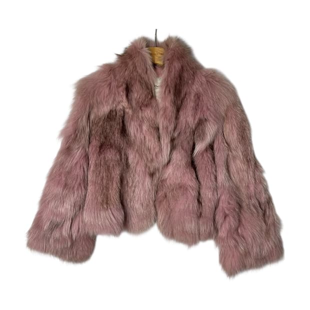 [Red Rex] 레드렉스 폭스퍼 크롭 자켓