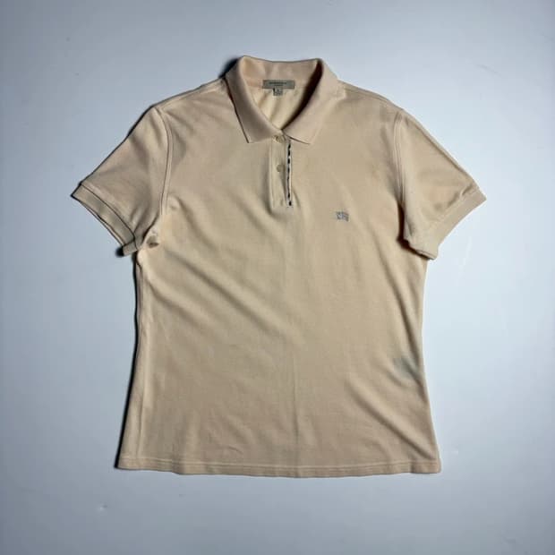 버버리 00's 메탈 나이트 코튼 폴로 반팔 티셔츠 R1500