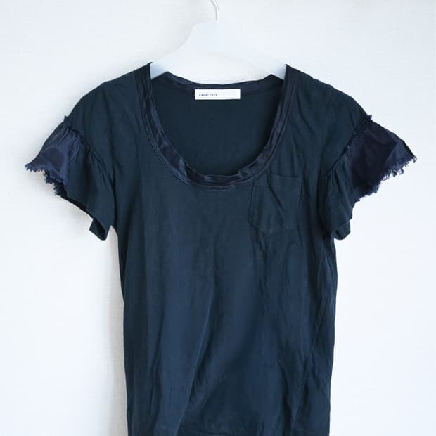 Sacai Luck - Mixed Fabric Short Sleeve T