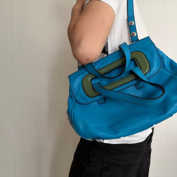 Loewe anagram leather bag