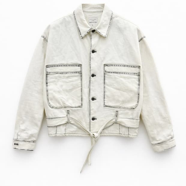 메종미네드 화이트 데님 자켓 M