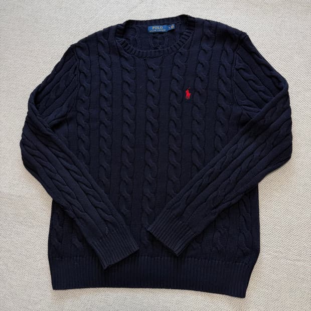 폴로 랄프로렌 케이블 니트
