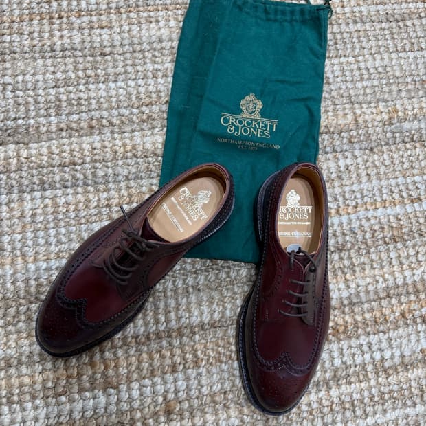 (미사용) Crockett & Jones 크로켓앤존스 코도반 더비 6E