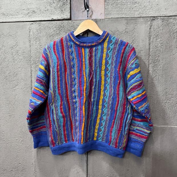 90s Purely Australian 우먼스 입체 케이블 니트 (S)