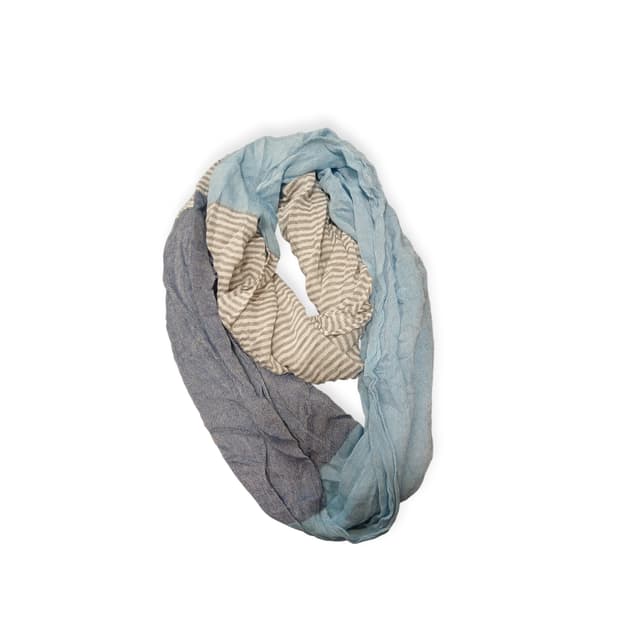 모리걸 하구미 일체형 줄무늬 스카프