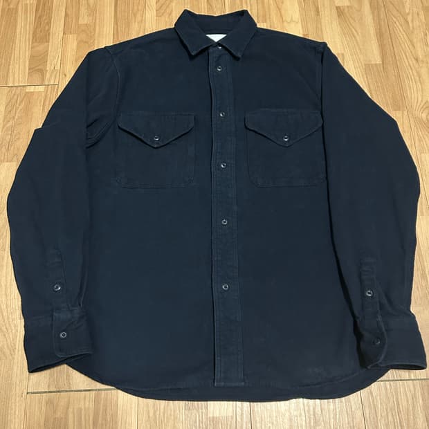 ADSUM 애드섬 빅포켓 워크셔츠 다크네이비
