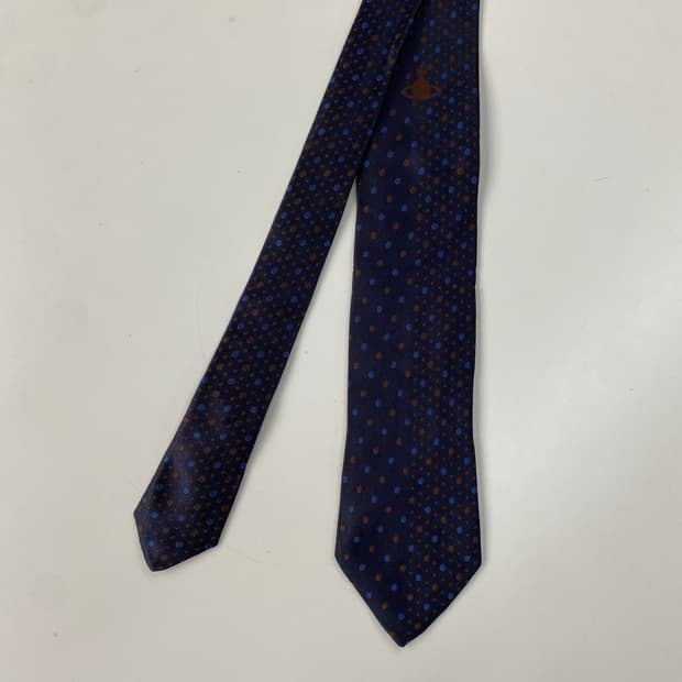  비비안웨스트우드 우주선 정품 명품 넥타이(Vivienne)7.8cm