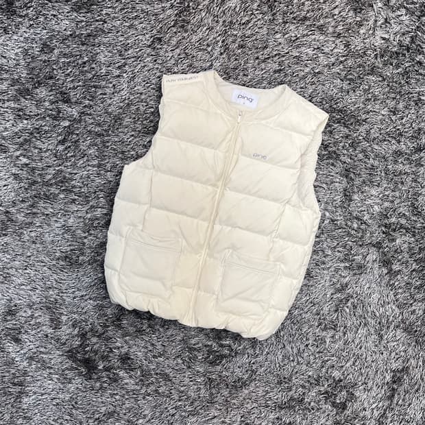 핑 여성 구스다운 패딩 베스트 (90)