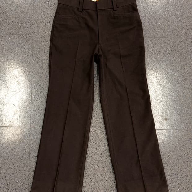 90s classic brown trousers