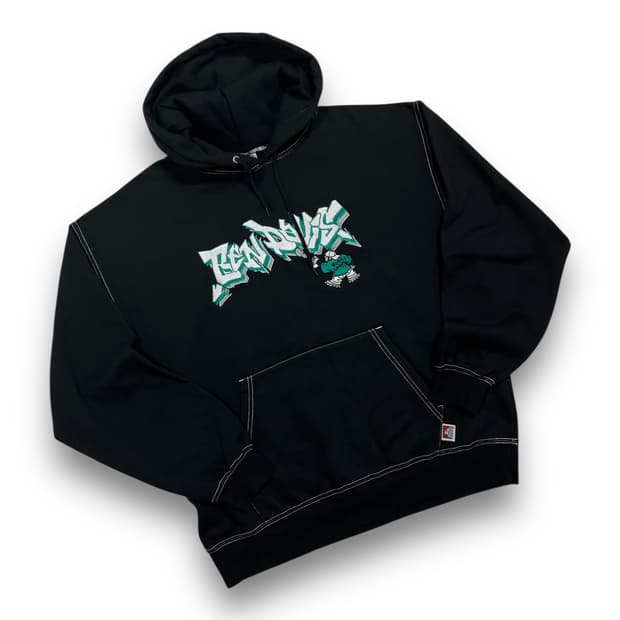 벤 데이비스 고릴라 스트릿 자수 로고 스티치 다크 후디