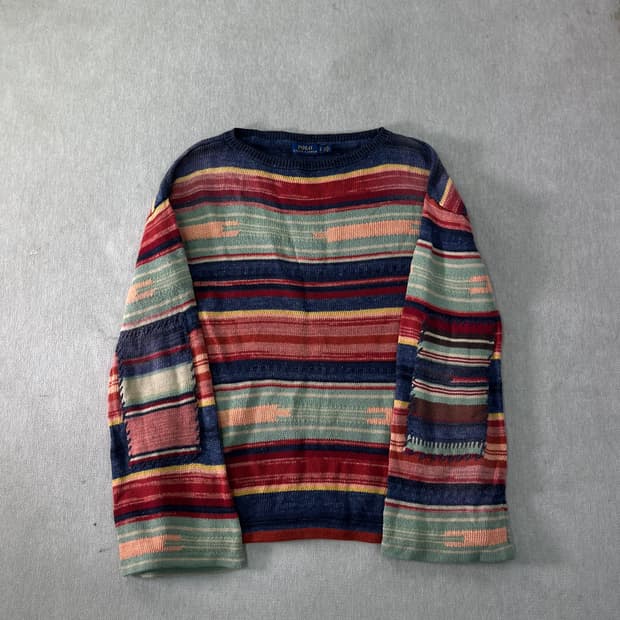 W95 폴로랄프로렌 캐시미어 린넨 노고딕 니트