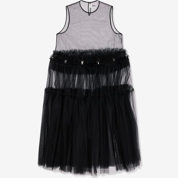 Noir kei ninomiya 느와르 케이 니노미야 튤 원피스 xs