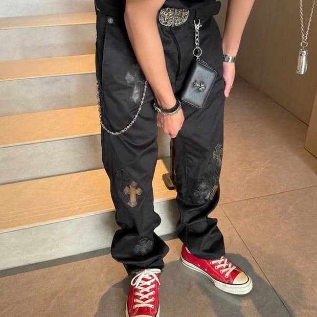 스투시 x 컨버스  척테일러 레더 하이