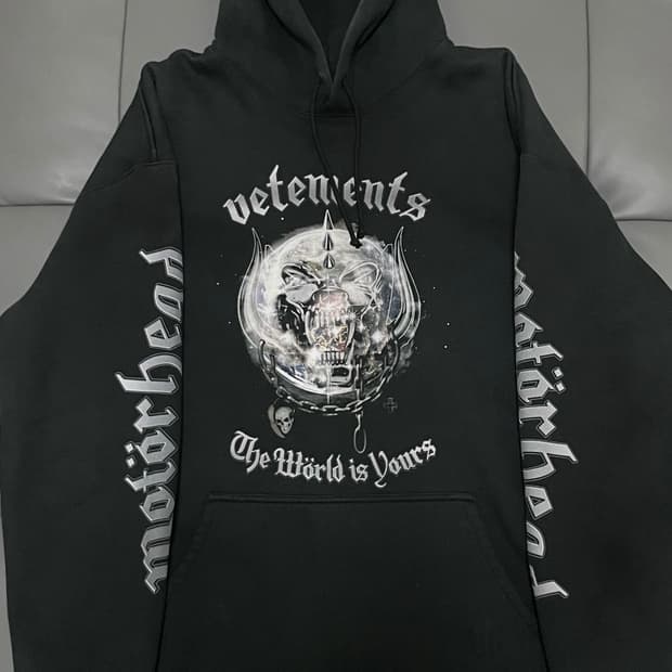 베트멍 모터헤드 오버핏 후드티 기모 M사이즈