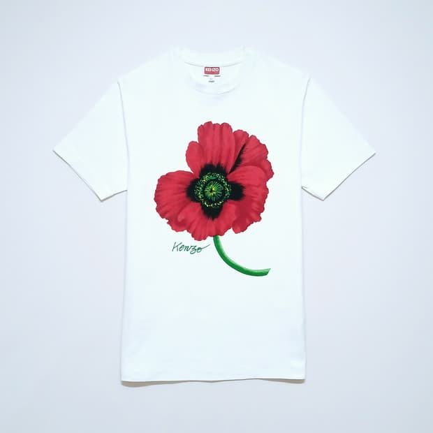 겐조 KENZO 플라워 프린팅 반팔 티셔츠