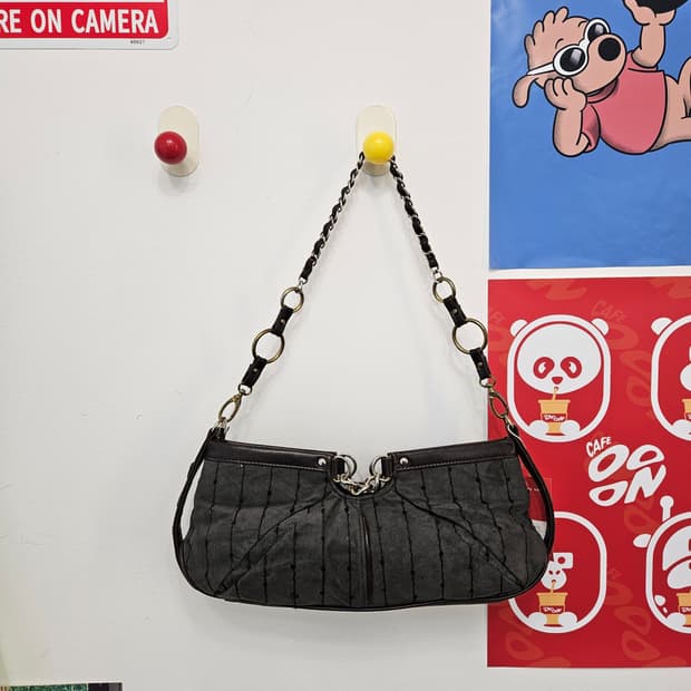 빈티지 스웨이드 숄더백