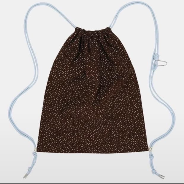 (새상품) 오헤시오 도트 스타 드로우 스트링백