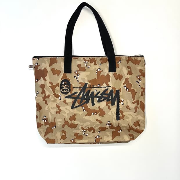 Stussy X Bape tote bag