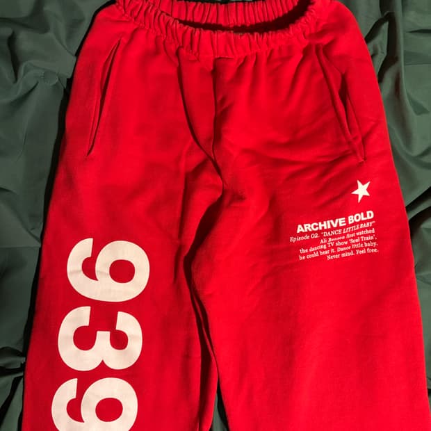 Archive Bold 939 Red Pants