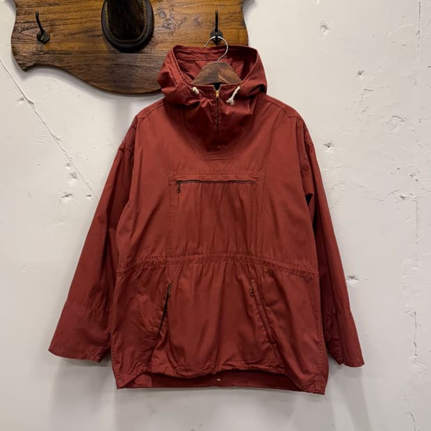 66) Brick Red Hooded Anorak 